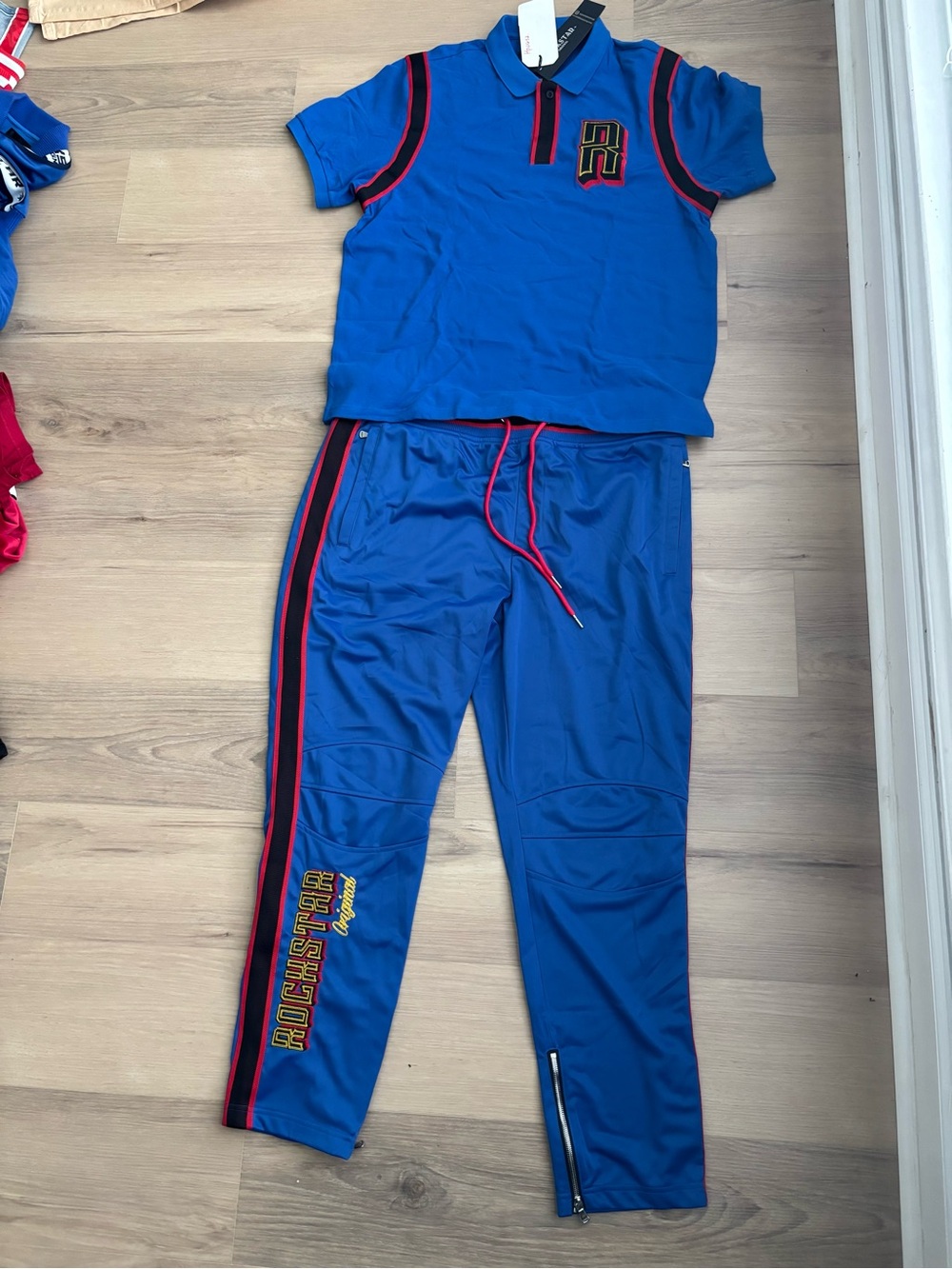 Boys Royal Blue Athletic Joggers - Unbranded